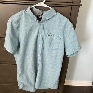 Volcom Modern Fit Mens Button Down Large